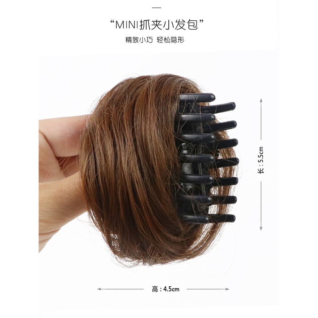 HRBC hair bun hair clip jepitan extension fun bun funbun cepol sanggul donut donat jepit rambut bula