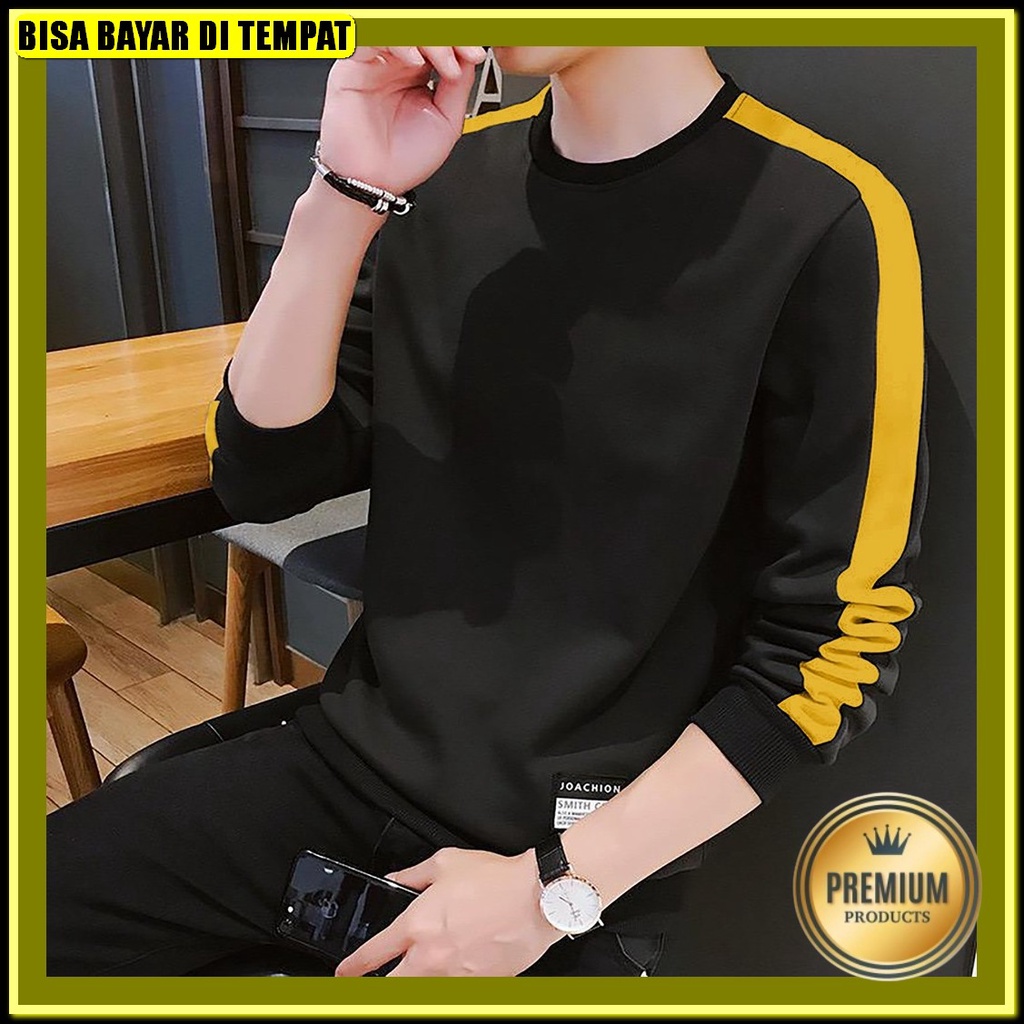 Kaos Cowok Atasan Laki Dewasa Baju Santai Laki2 Premium Import Distro Baju Sweatshirt Ny-Kaos Jumper