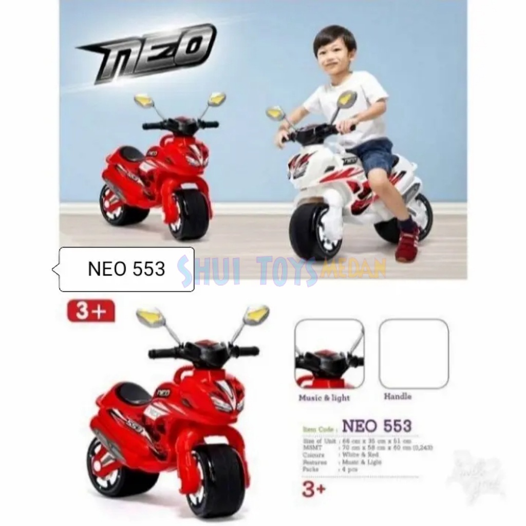Mainan Motor Balap Motor Anak Motor Dorong NEO 553