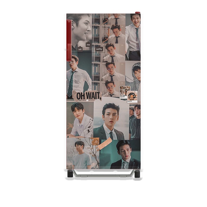Sticker Kulkas, Kompor, Magicom, AC dan Mesin Cuci Motif Ji Chang Wook