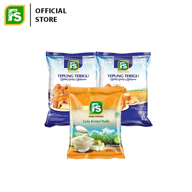 

Bundling FS tepung Terigu 1 kg (2 pcs) plus FS Gula Pasir 1 kg (1 pcs)