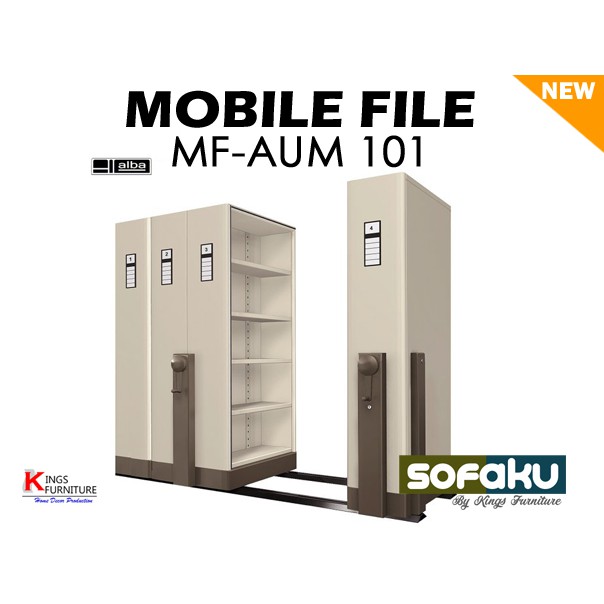 

ALBA Mobile File MF-AUM-101 Lemari Filling Cabinet Document