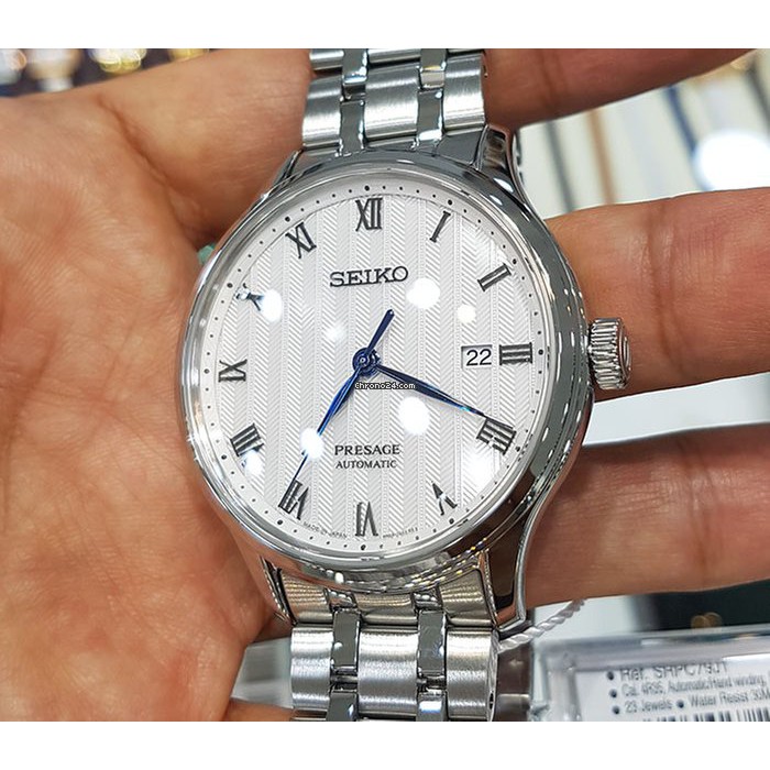 Seiko Presage SRPC79J1 Automatic White Dial - Jam Tangan Pria SRPC79