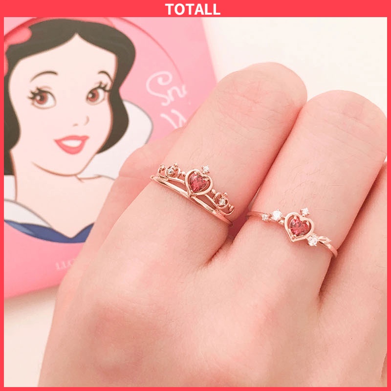 [✅READY STOCK] ❤️Disney Style Cincin 925 Perak Fashiondisesuaikan Hadiah Lloyd Luxurious Jewellery Cincin Lucu Penjualan Panas Mode