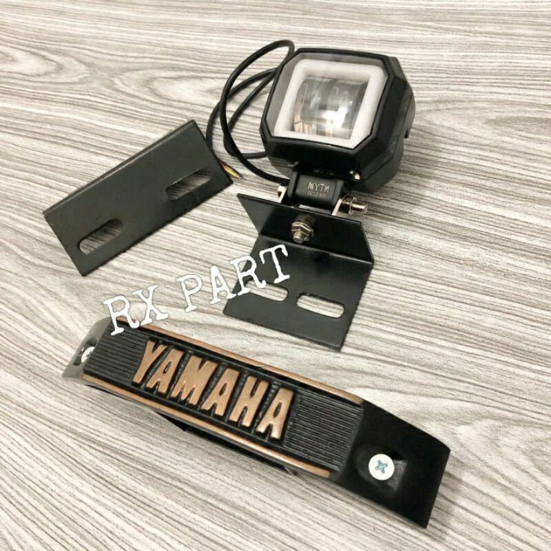 Lampu sorot/tembak daymaker demeker kotak plus breket dan kumis rxking rx king rx k