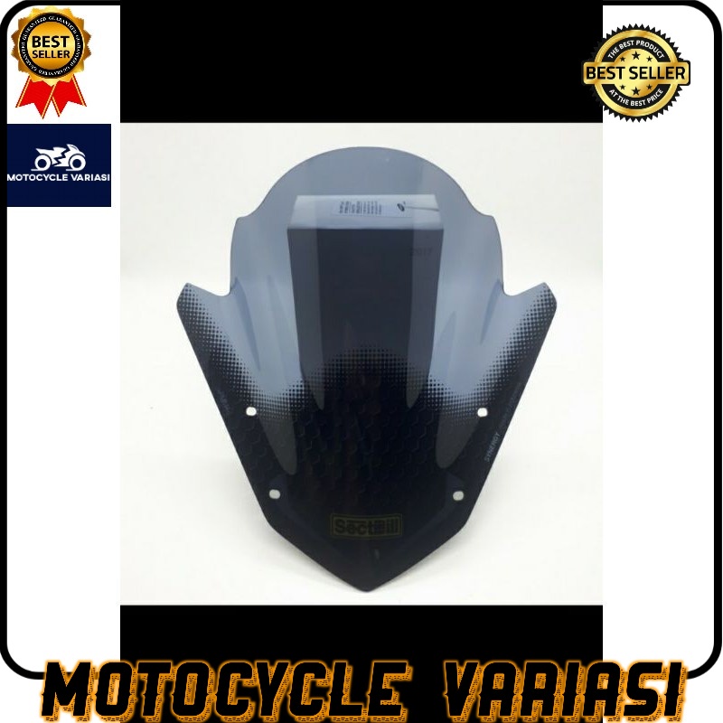 Visor Tameng windhsield Secbill Yamaha Aerox 155 Type Sinergy-smoke [COD]