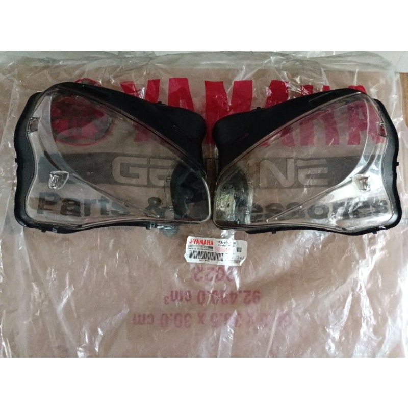 mika kaca lampu reflektor depan r25 led original koito kanan kiri set