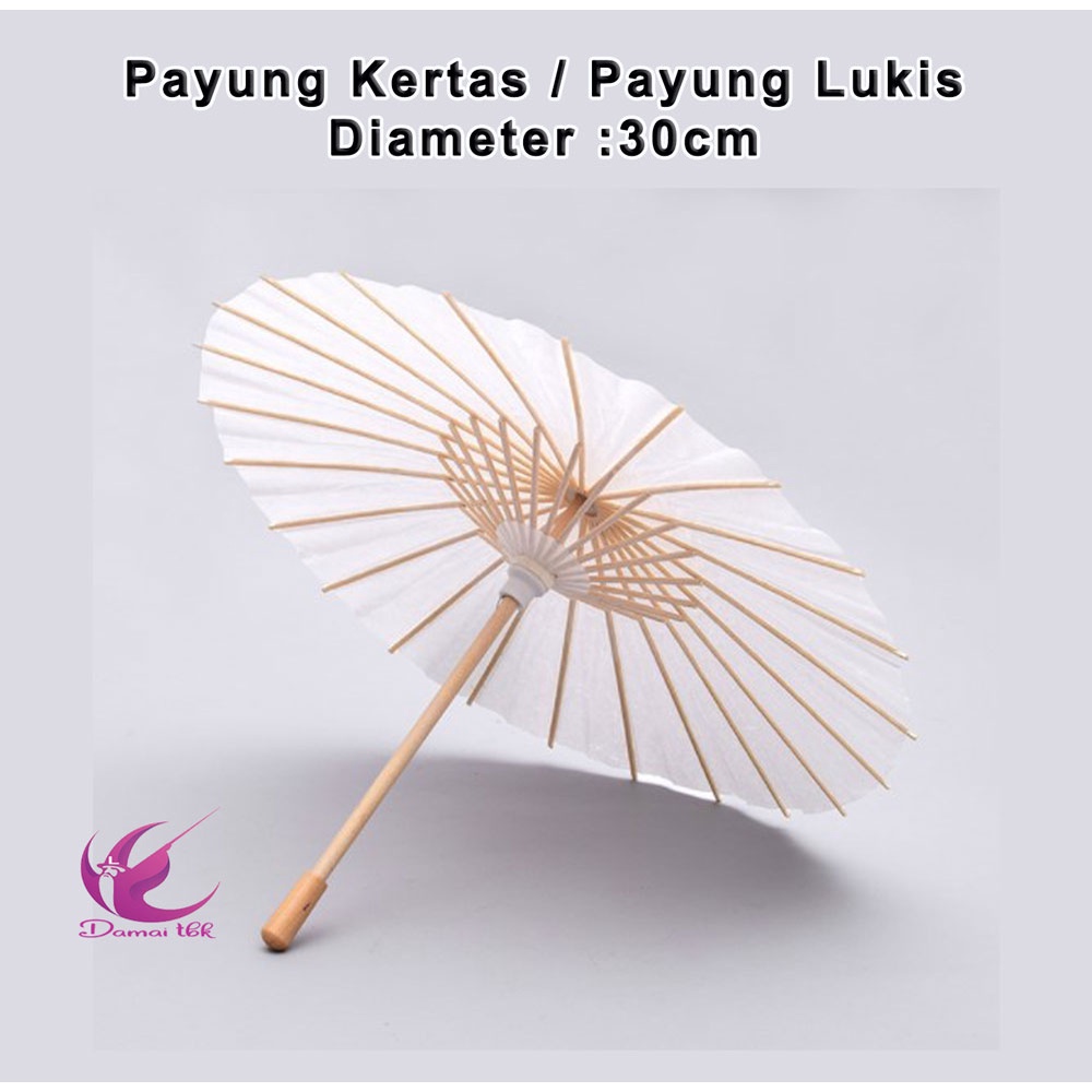 

Payung kertas / payung lukis / payung gambar (Diameter : 30 cm) PKP15