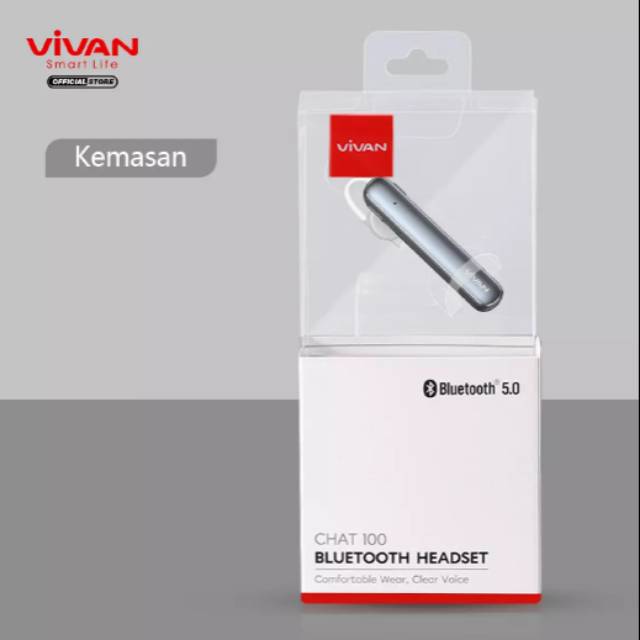 Headset Bluetooth VIVAN 5.0