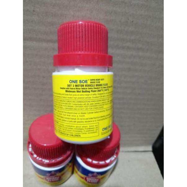 Minyak Rem One Soe 50ml Oli Rem Brake Fluid Warna merah Dot 3 oli rem