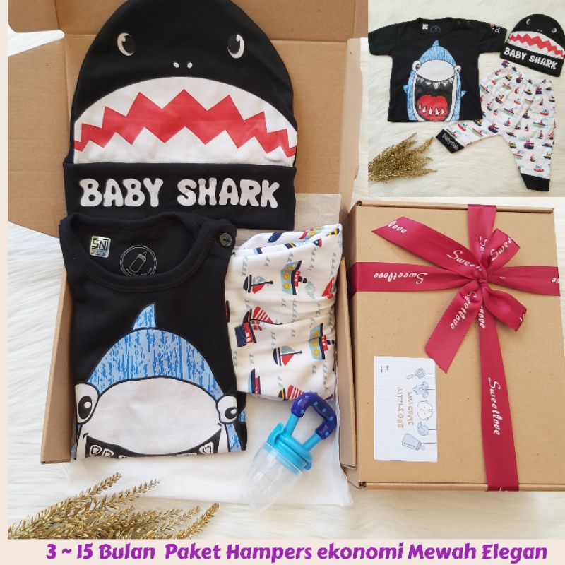 Termurah HAMPERS BAYI / HAMPERS UNISEX / Kado bayi / Giftset baby bahan adem