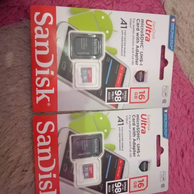 Memori sandisk 16g