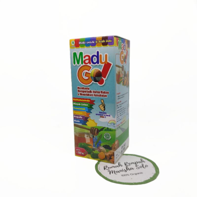 Madu GO Junior Memperbaiki Nafsu Makan Anak dan Memelihara Kesehatan Al-Ghuroba 130ml