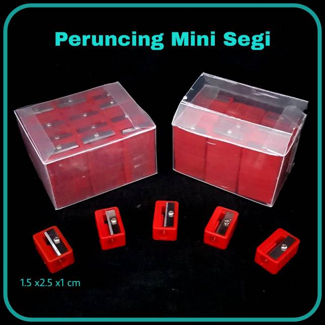 

(48 Pc) Rautan murah / Pengasah/ Serutan murah/Peruncing mini segi/ 1 Pak Isi 48 Pcs/Rautan SP isi 24