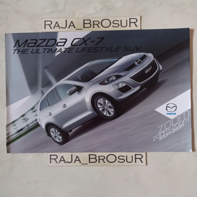 Poster brosur katalog booklet Mazda CX7/Mazda CX 7/Mazda CX-7 2011