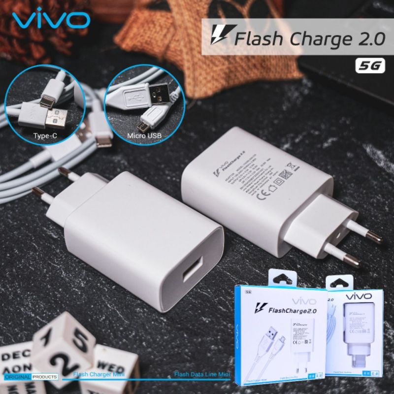 TC CHARGER VIVO ORIGINAL 100% MICRO &amp; TI KWALITAS BAGUS