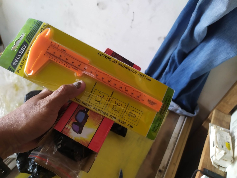 Plastic Steel Caliper 6 / Jangka Sorong Plastik Sellery