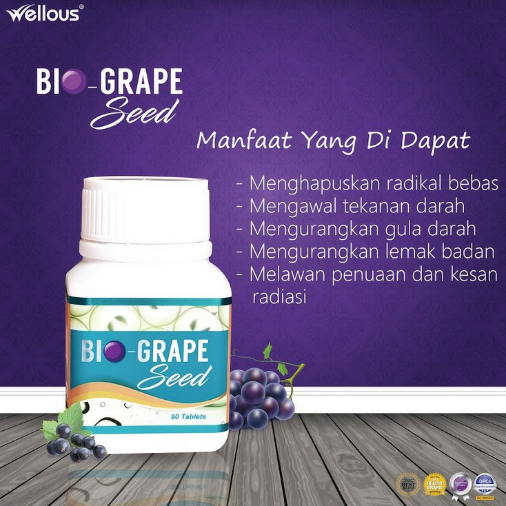 BIO GRAPE ASLI Suplemen Kesehatan Antioksidan