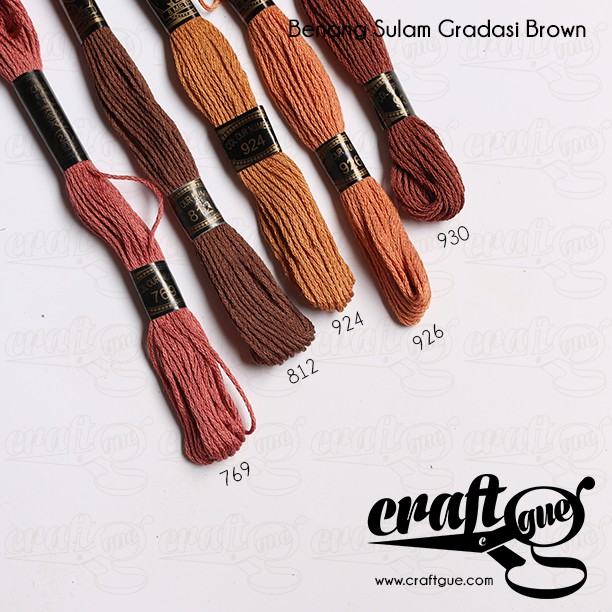 Benang Sulam (Rose) BROWN