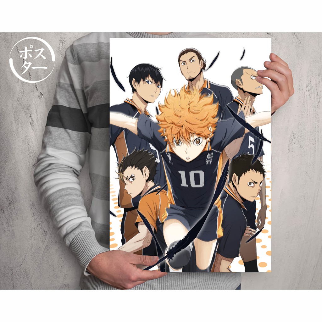 Koleksi Poster Anime Haikyuu - Size A3+-Karasuno B