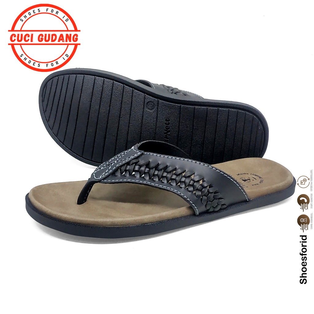 SALE SANDAL JAPIT CASUAL PRIA RED BUG BY BARNETT RB STARS 01 // SANDAL JEPIT PRIA