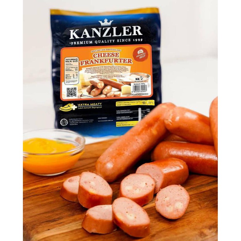 

KANZLER Cheese Frankfurter 360 gram