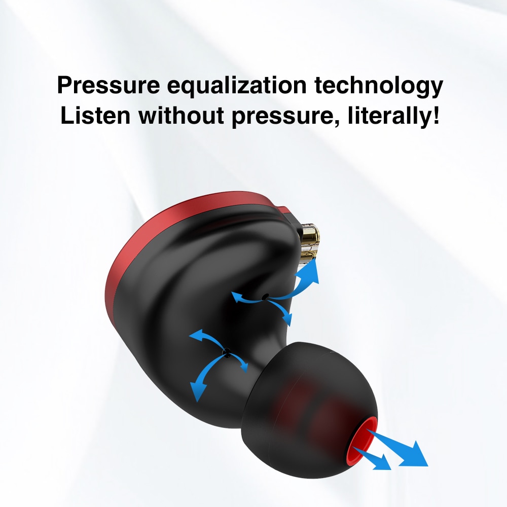 Trn V90S Earphone In Ear Hifi Bass 5ba + 1ddd Dengan Kabel Tembaga