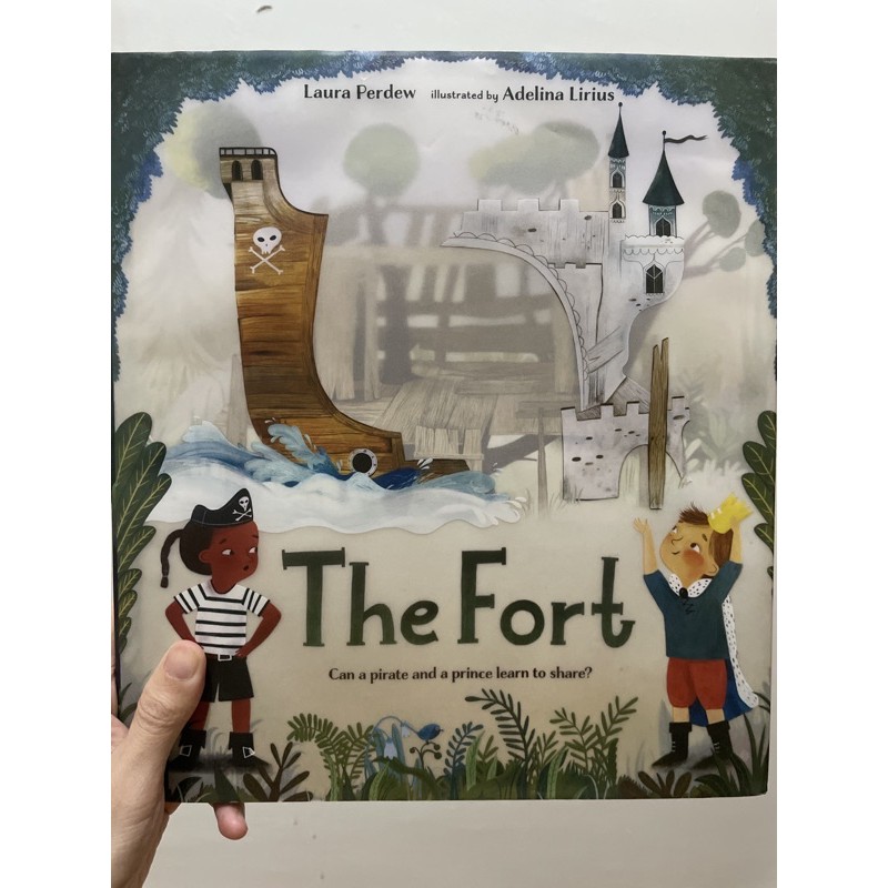 the fort - can a pirate and a prince learn to share - buku bacaan - buku cerita anak - buku import