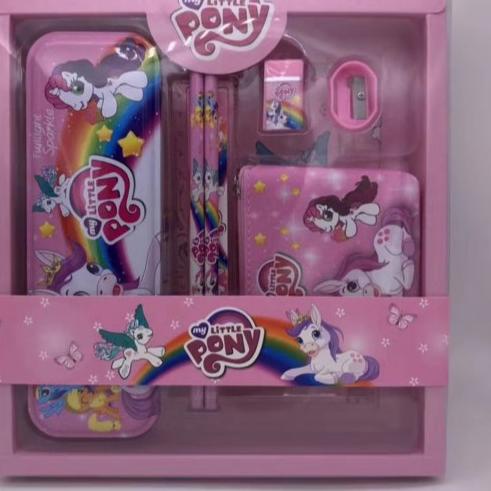 

(cteg -27) STUDY SET STATIONERY SET ALAT TULIS SEKOLAH ATK KARAKTER UNICORN/SPIDERMAN/LITTLE PONY/FROZEN 8033A 422WHIW