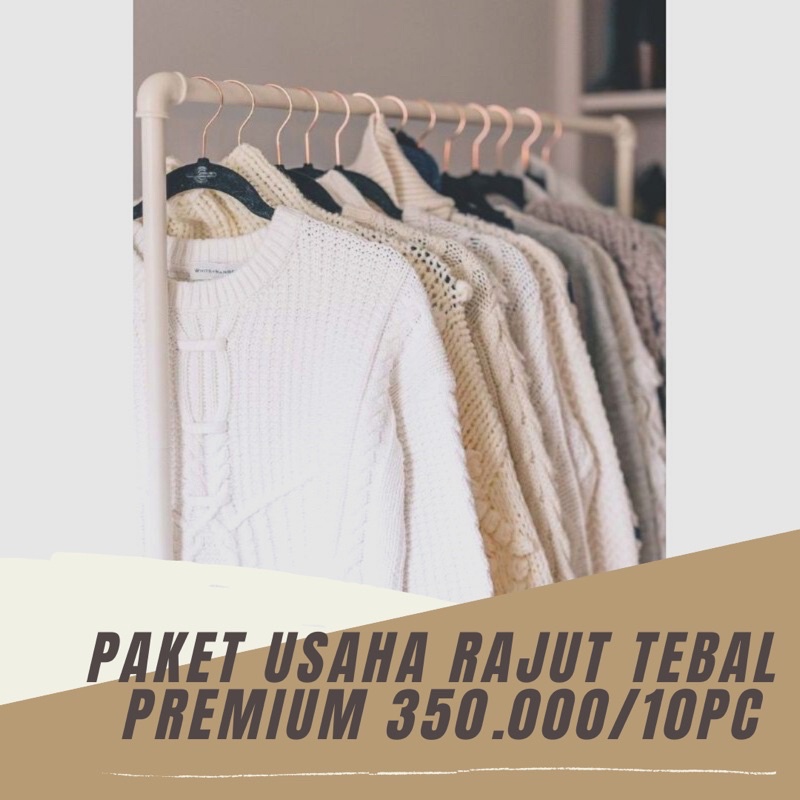 Sweater rajut / rajut premium / Daster payung / Paket usaha / paket usaha rajut / PAKET USAHA
