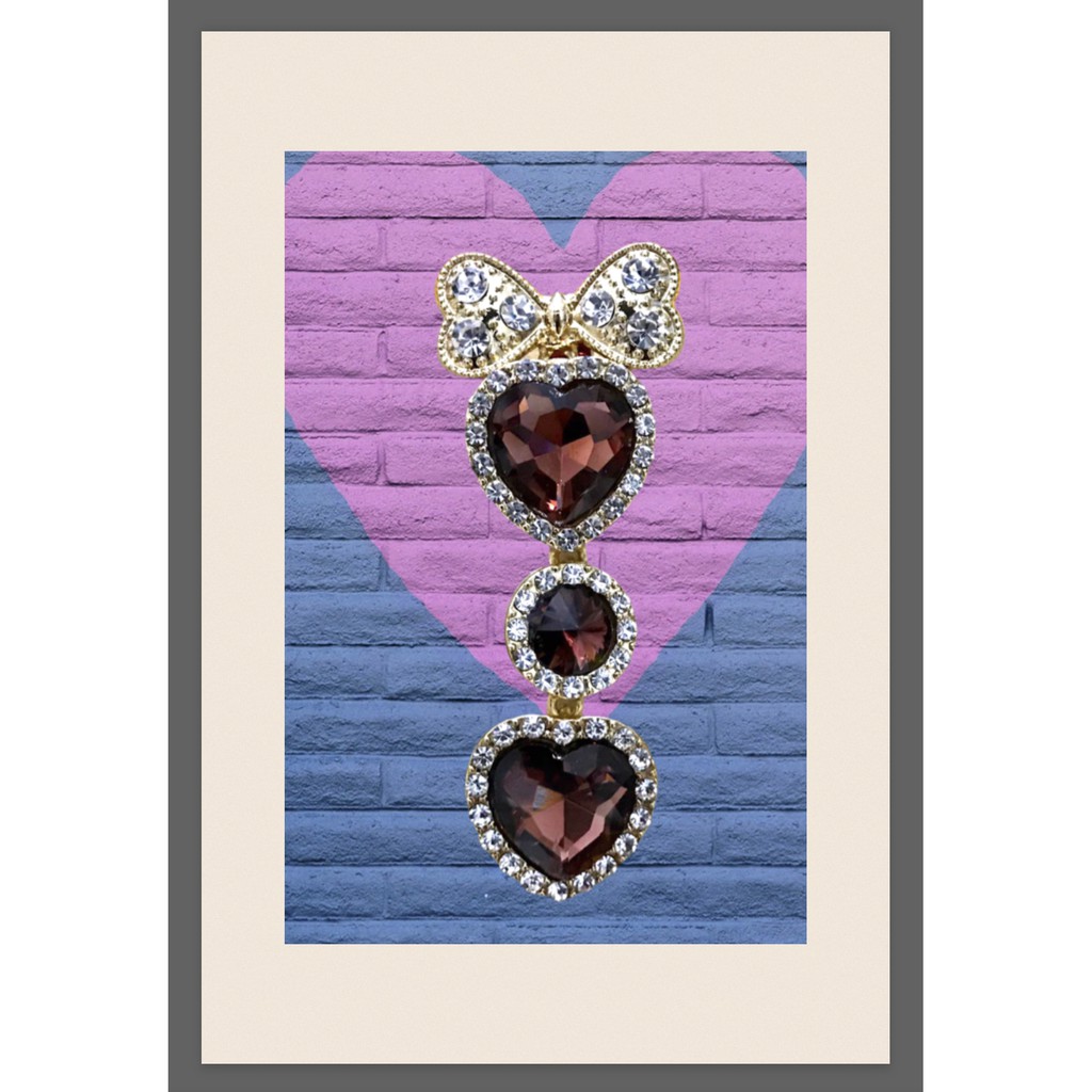 540 - Bros dagu juntai hijab / Bros hijab panjang / Bros dagu jurai kristal premium