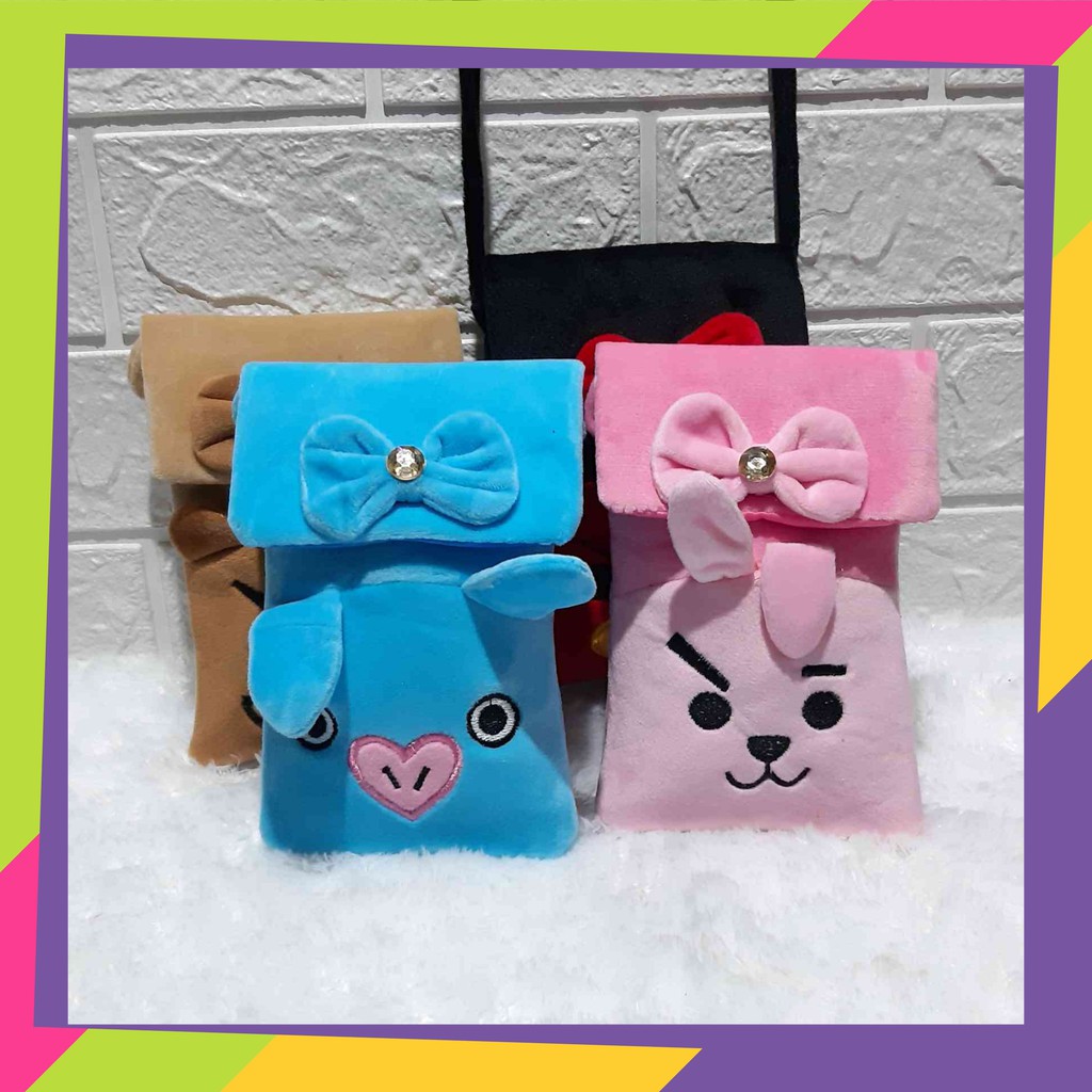 977 / Tas slempang mini KPOP - BTS / Tas slempang Hp BT21