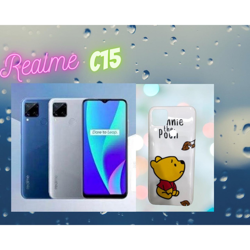 SILIKON GAMBAR REALME C15 KARTUN