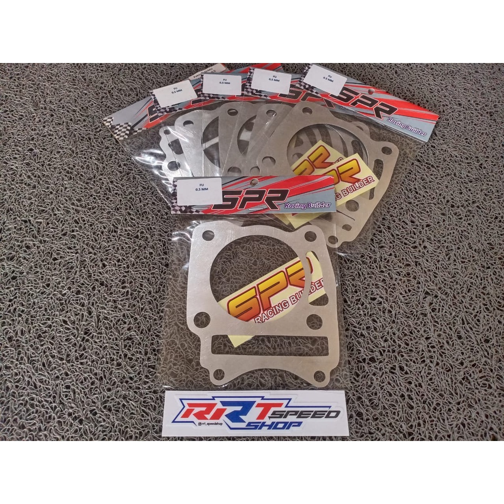 PACKING BLOK SATRIA F FU ALMUNIUM 0.3 0.5 1 2 2.8 3 MM SPR RACING