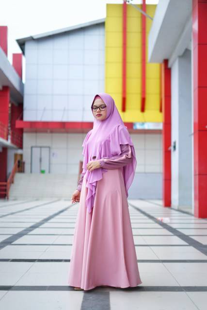 Gamis sporty by sekararum / reseller sekararum semarang