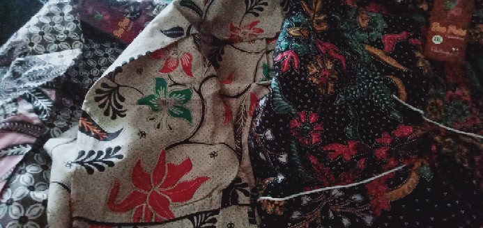 Atasan Batik Wanita Blouse Lengan Panjang Warna Hitam Trend 2021 Size S-m-l-xl-xxl-3l-4l-5l