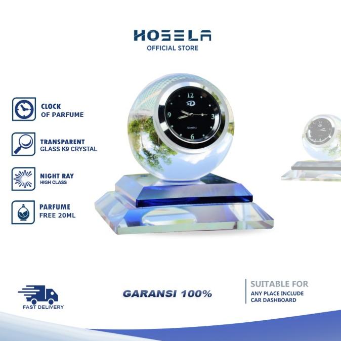Car Parfume Air Freshner Parfum Mobil Pajangan Dashboard Jam Premium