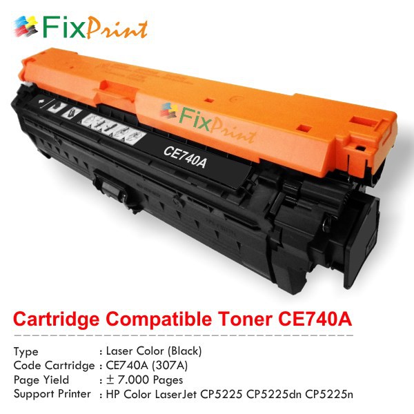 Cartridge Toner Compatible HP 307A CE740A CE741A CE742A CE743A Printer Laserjet Colour CP5225dn