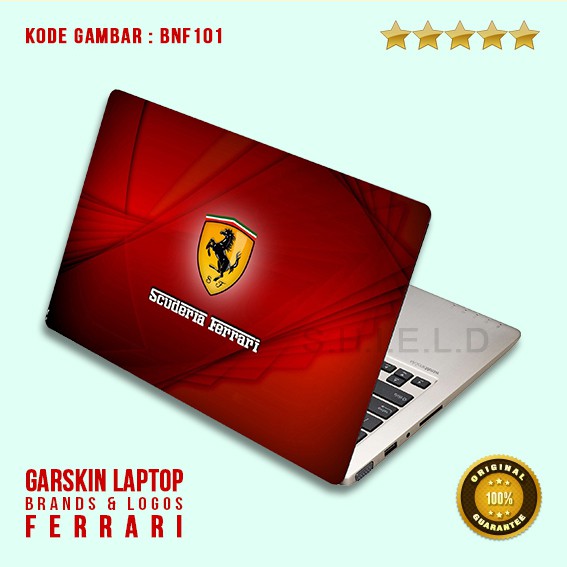 Garskin / Skin / Cover / Stiker Laptop - Bn Ferrari Logo 1