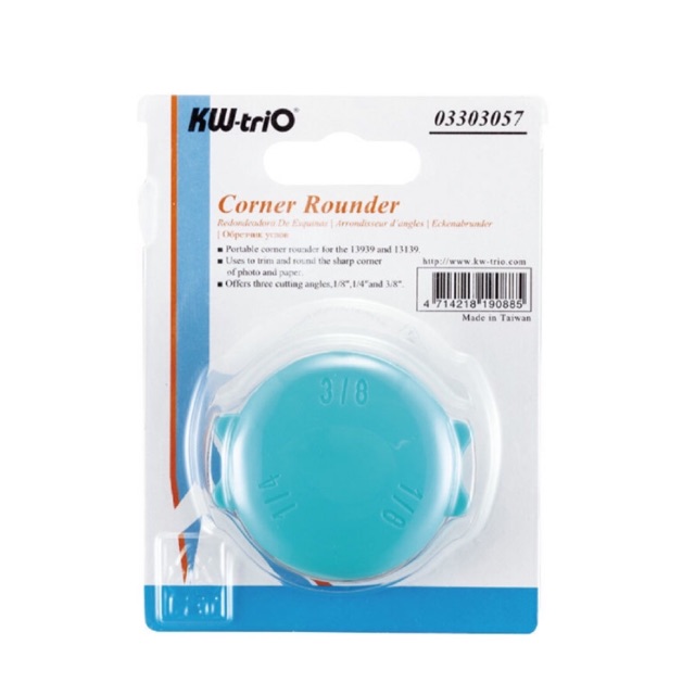 Pemotong sudut 3 in 1. Kw-trio 03303057 corner rounder. Asli Taiwan, garansi 1 bln