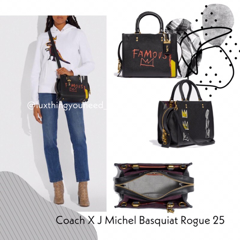 Coach X J Michel Basquiat Rogue 25.