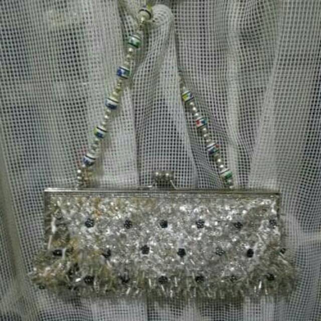 Tas Pesta Silver