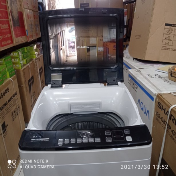 SHARP Mesin Cuci 1 Tabung 8Kg 320Watt ES-M8000T ESM8000T M8000T