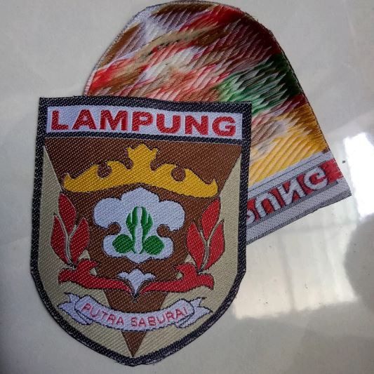 Badge Bet Pramuka Kwarda Lampung Woven