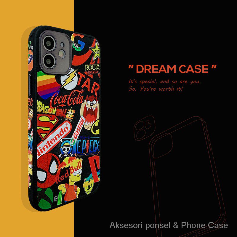 For iPhone 7~13 Pro Max Case iPhone 12 Mini 12 Pro Max 11 Pro Max 13 13 Pro Case X XR XS Max 7 8 Plus iPhone Case Soft TPU Edge Printing Cover