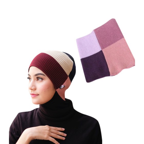 Ciput Rajut Hijab 4 Warna (warna random)