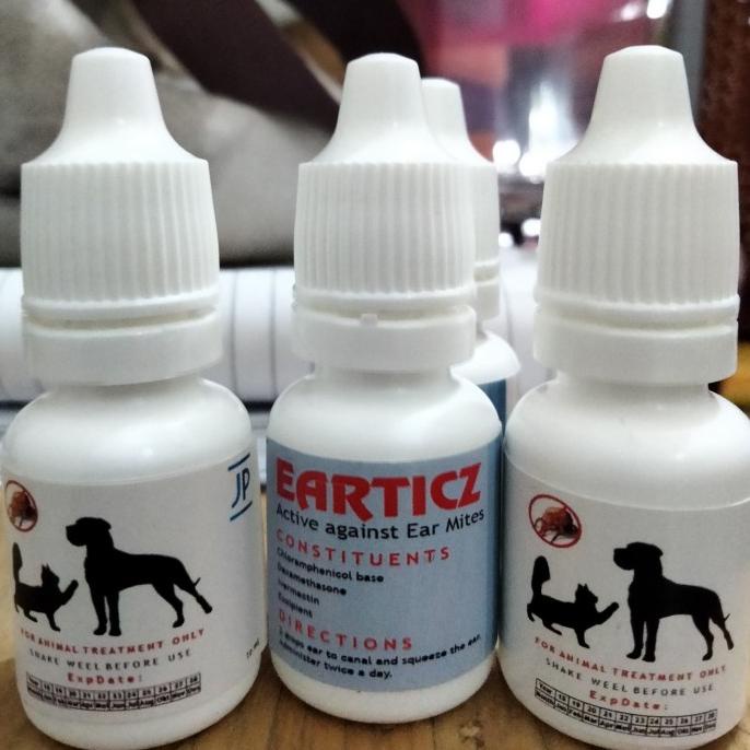 READY STOCK Obat Tungau Telinga Kucing/Anjing EARTICZ 10 ml Asli