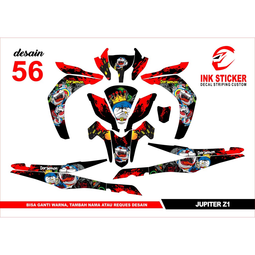 Sticker Decal Jupiter Z1 56 Fullbody
