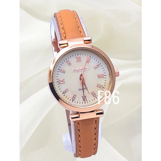 Murah Banget - Jam Tangan Wanita Fashion Kulit Korea-Fashion Korea