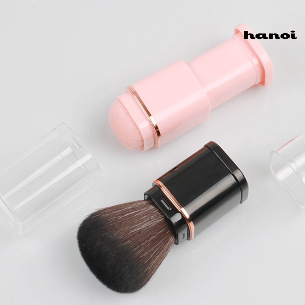 Han / Beauty Brush / Kuas Bedak Tabur Single-end Adjustable Teleskopik Untuk Makeup / Kosmetik Wanita
